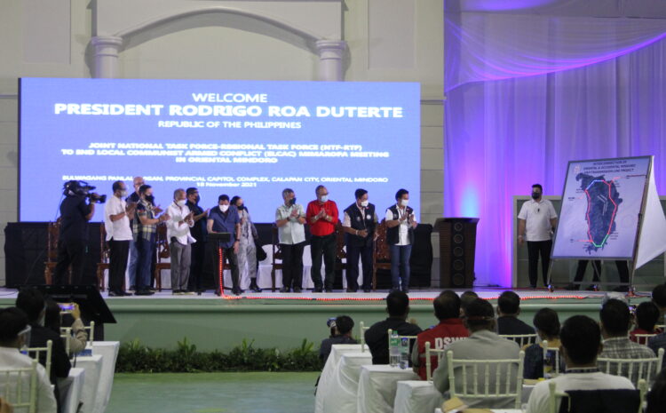  President Duterte Leads the Ceremonial Switch-on of the Interconnection of Oriental and Occidental Mindoro Transmission Lines 